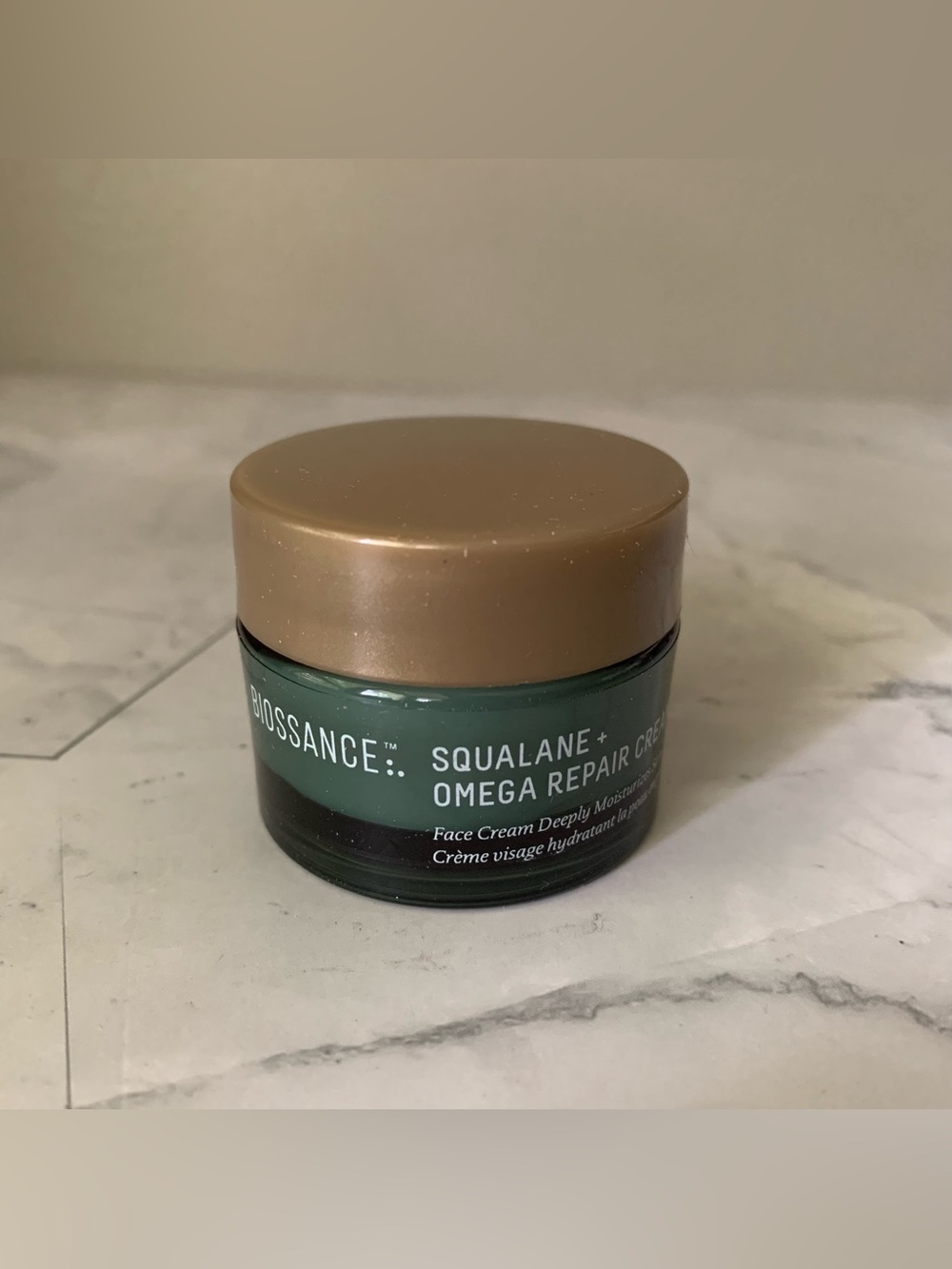BIOSSANCE SQUALANE + OMEGA REPAIR CREAM 0.5 FL OZ TRAVEL SIZE